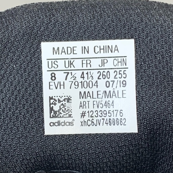 Adidas~Men’s Originals Hardcourt Hi Black Active Red, Blue Athletic Shoes~Sz 8 - Picture 13 of 14